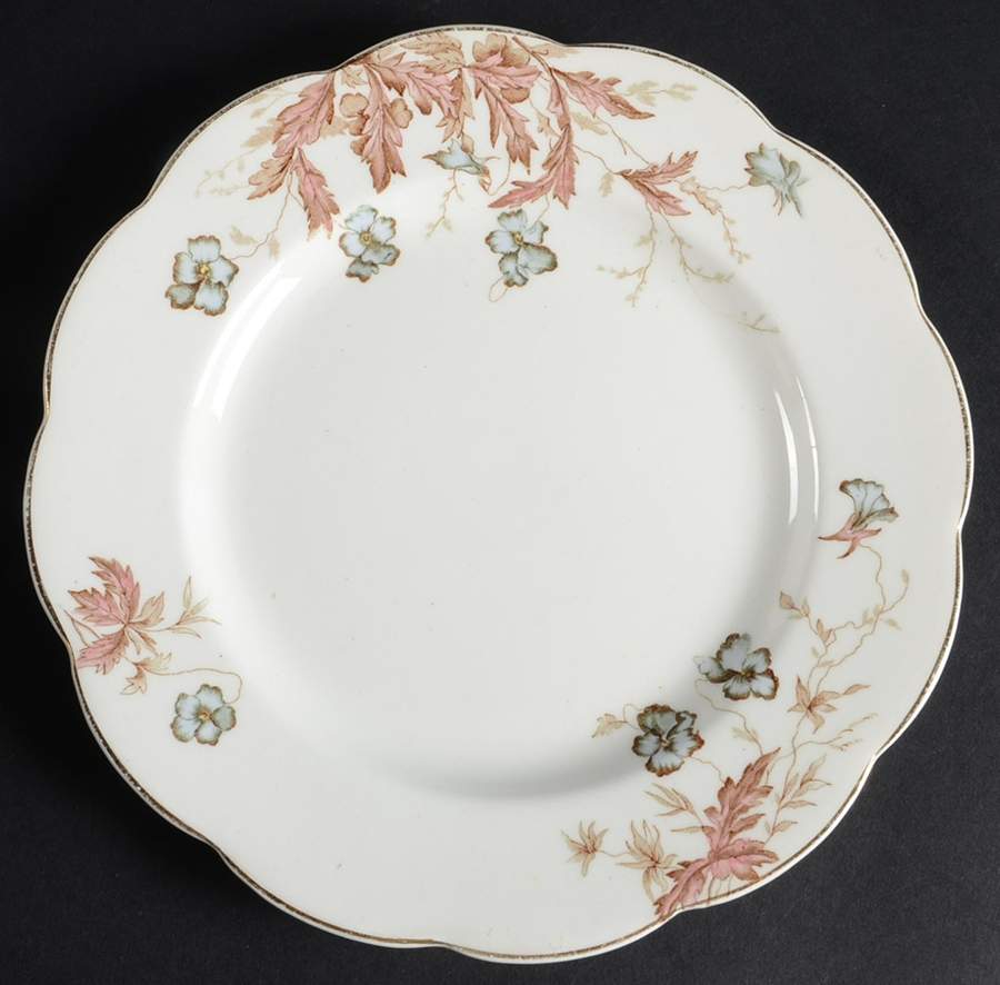Pansy Salad Plate by John Maddock & Sons-1