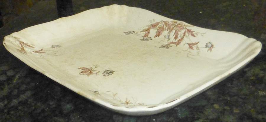 Pansy 13" Rectangular Serving Platter by John Maddock & Sons-1