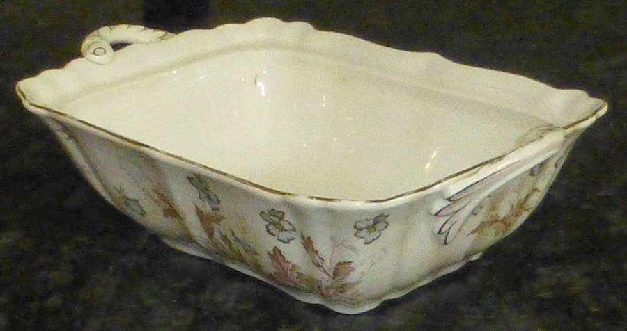 Pansy Rectangular Vegetable Bowl No Lid by John Maddock & Sons-1
