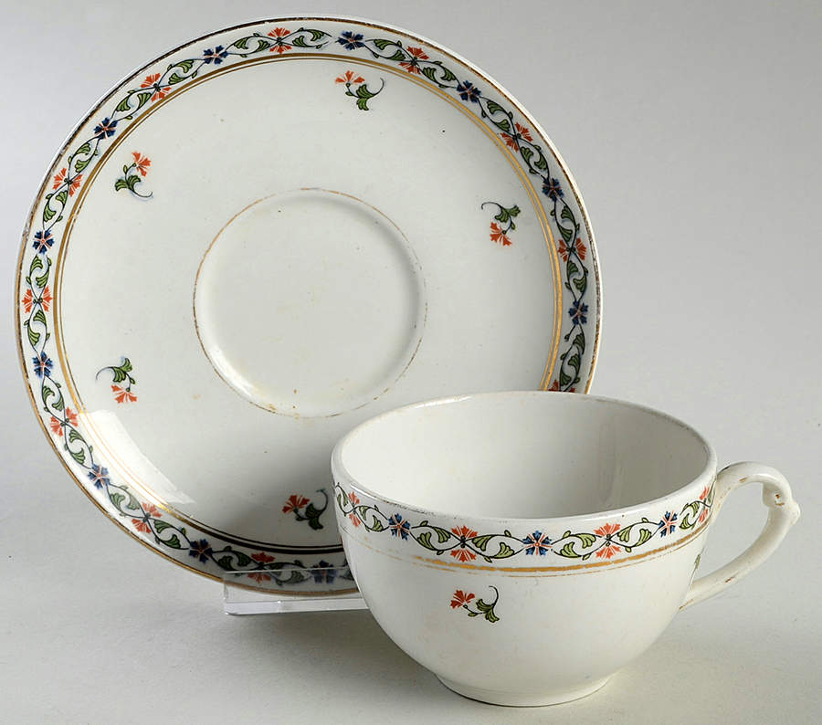 MAD6 Flat Cup & Saucer Set by John Maddock & Sons-1