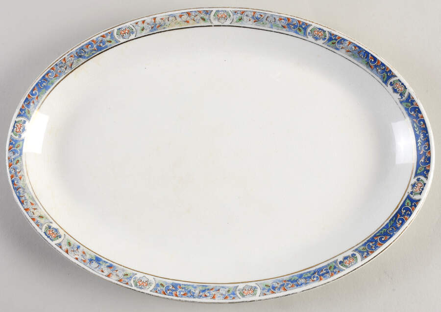 MAD8 12" Oval Serving Platter by John Maddock & Sons-1