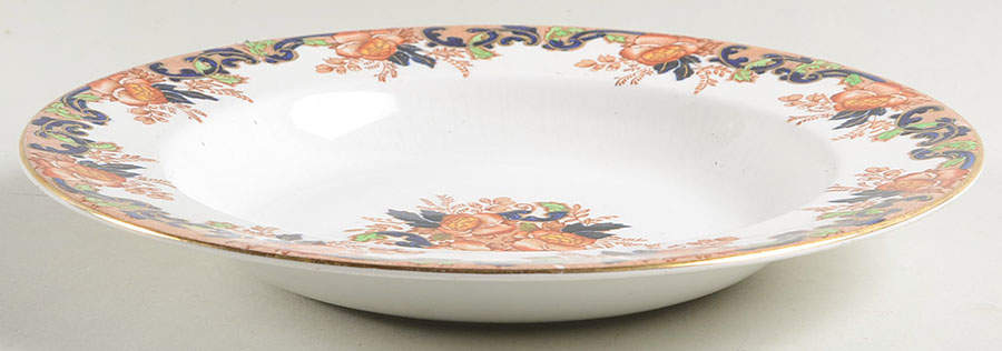 Majestic (Smooth Edge) Large Rim Soup Bowl by John Maddock & Sons-1