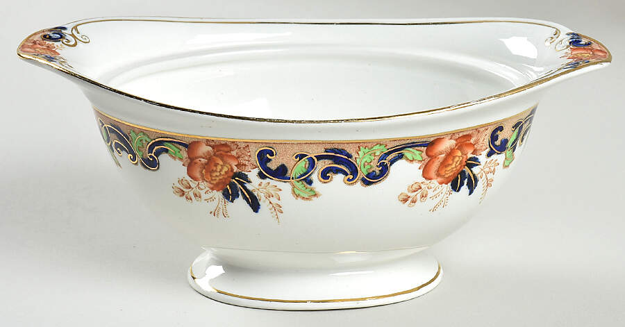 Majestic (Smooth Edge) Sauce Boat No Lid by John Maddock & Sons-1