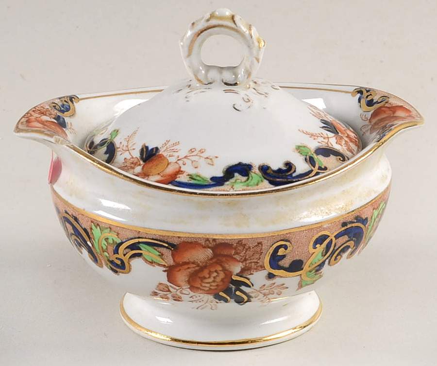Majestic (Smooth Edge) Mini Sugar Bowl & Lid by John Maddock & Sons-1
