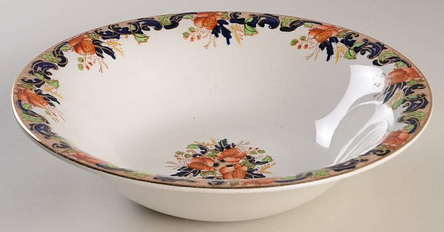 Majestic (Smooth Edge) 10" Round Vegetable Bowl by John Maddock & Sons-1