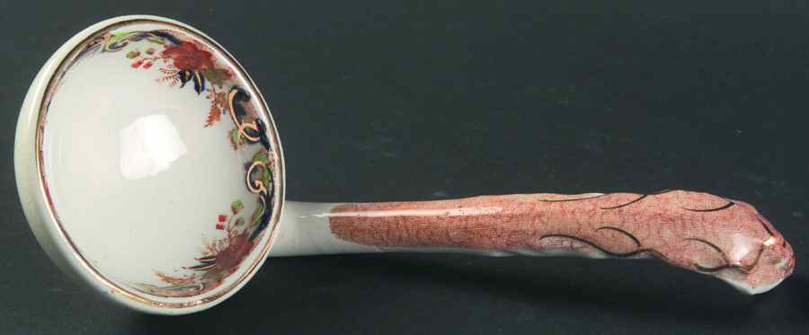 Majestic Multicolored (Scalloped) Solid Piece Sauce Ladle by John Maddock & Sons-1