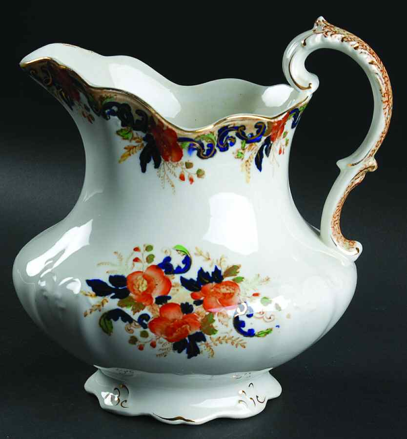 Majestic Multicolored (Scalloped) 64 Oz Pitcher by John Maddock & Sons-1