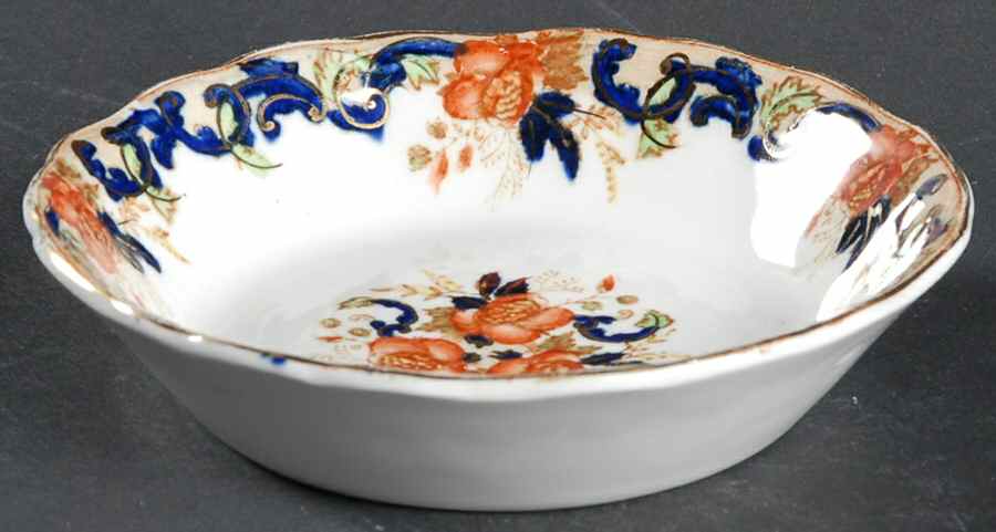 Majestic Multicolored (Scalloped) Fruit/Dessert (Sauce) Bowl by John Maddock & Sons-1