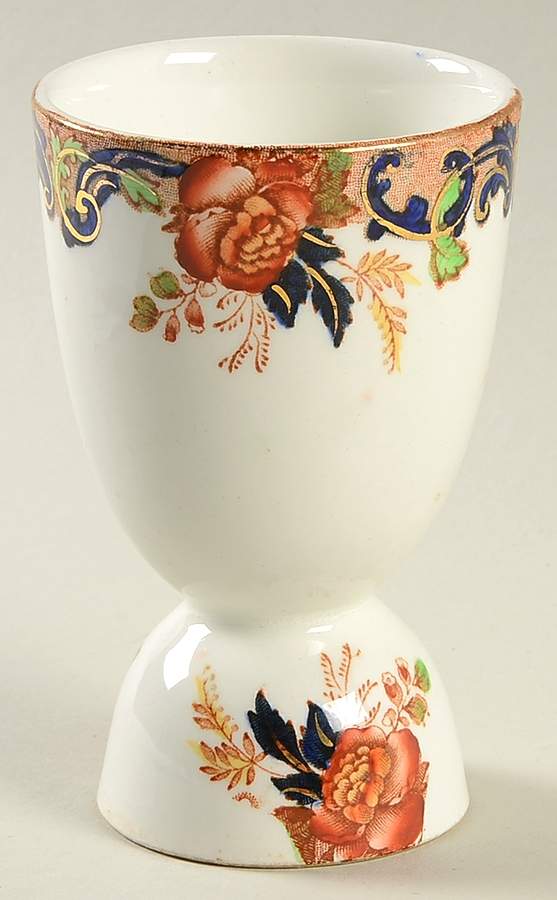 Majestic Multicolored (Scalloped) Double Egg Cup by John Maddock & Sons-1