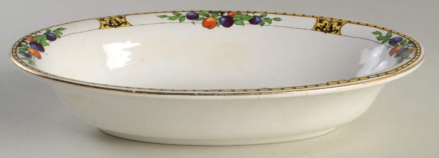Manchester 10" Oval Vegetable Bowl by John Maddock & Sons-1