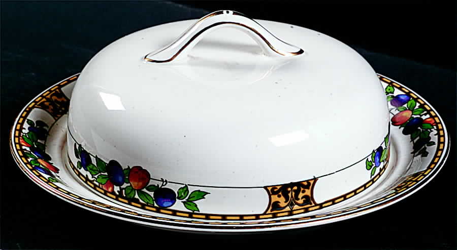Manchester Round Covered Butter by John Maddock & Sons-1