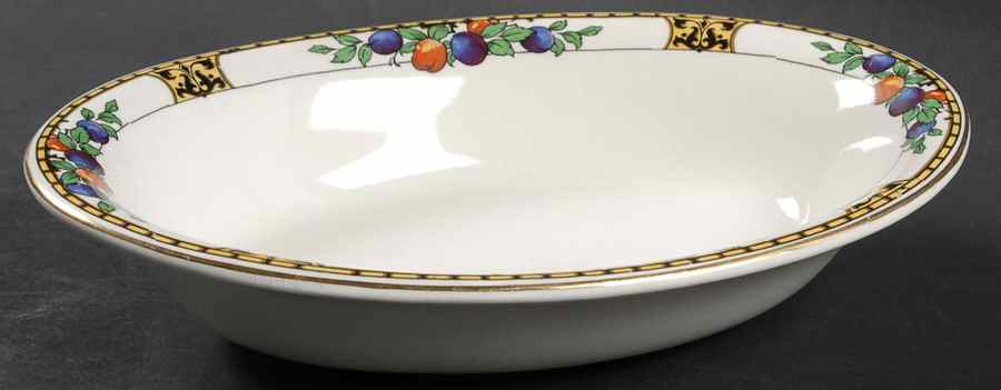 Manchester 9" Oval Vegetable Bowl by John Maddock & Sons-1