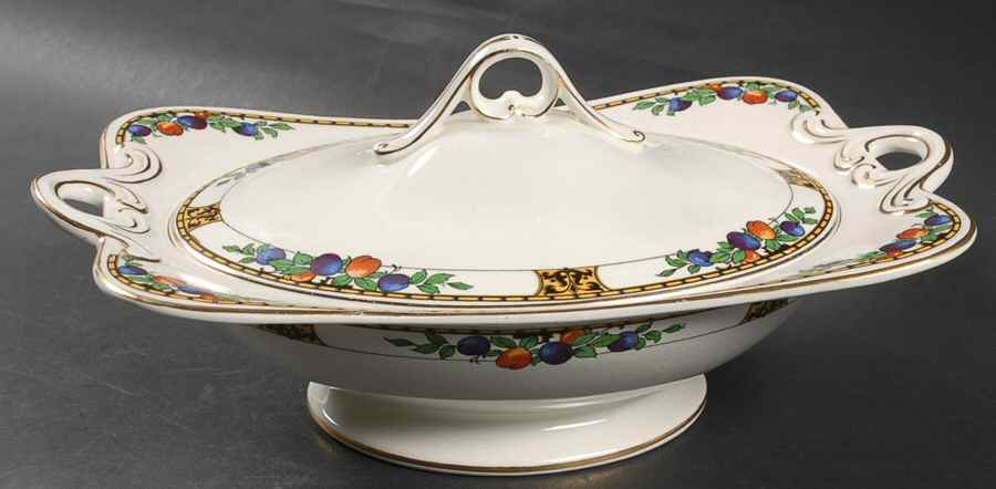 Manchester Oval Covered Vegetable by John Maddock & Sons-1