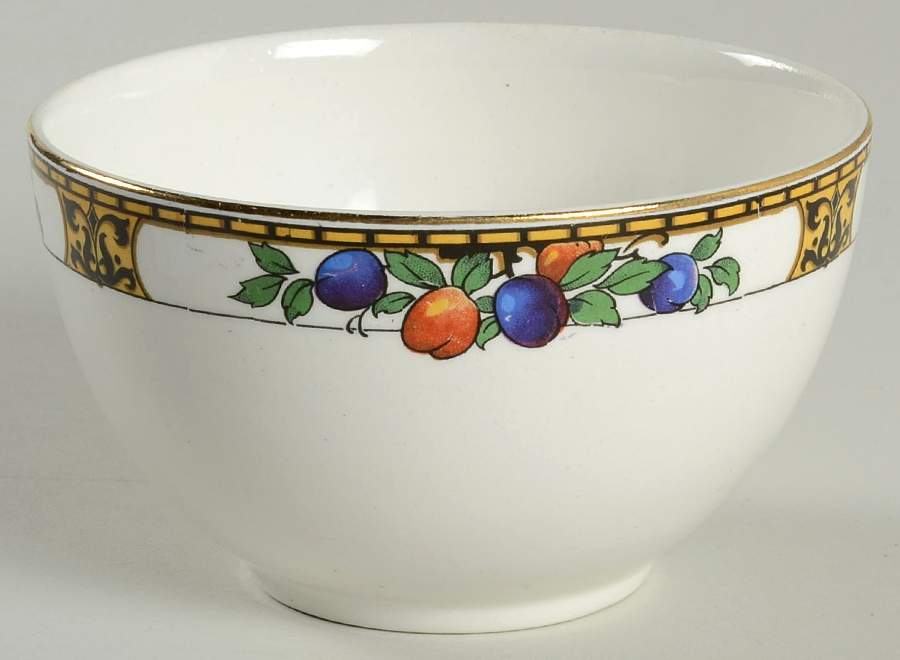 Manchester Cranberry Bowl by John Maddock & Sons-1