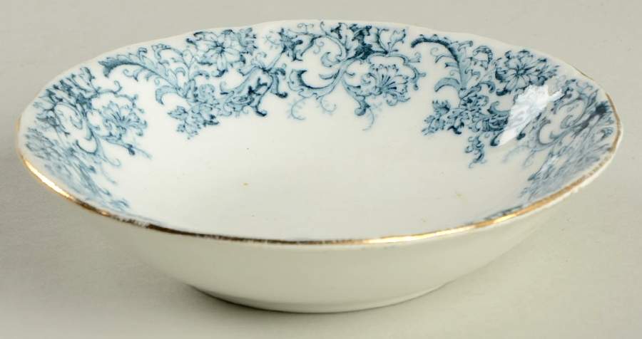 Meredith Blue Green Fruit/Dessert (Sauce) Bowl by John Maddock & Sons-1