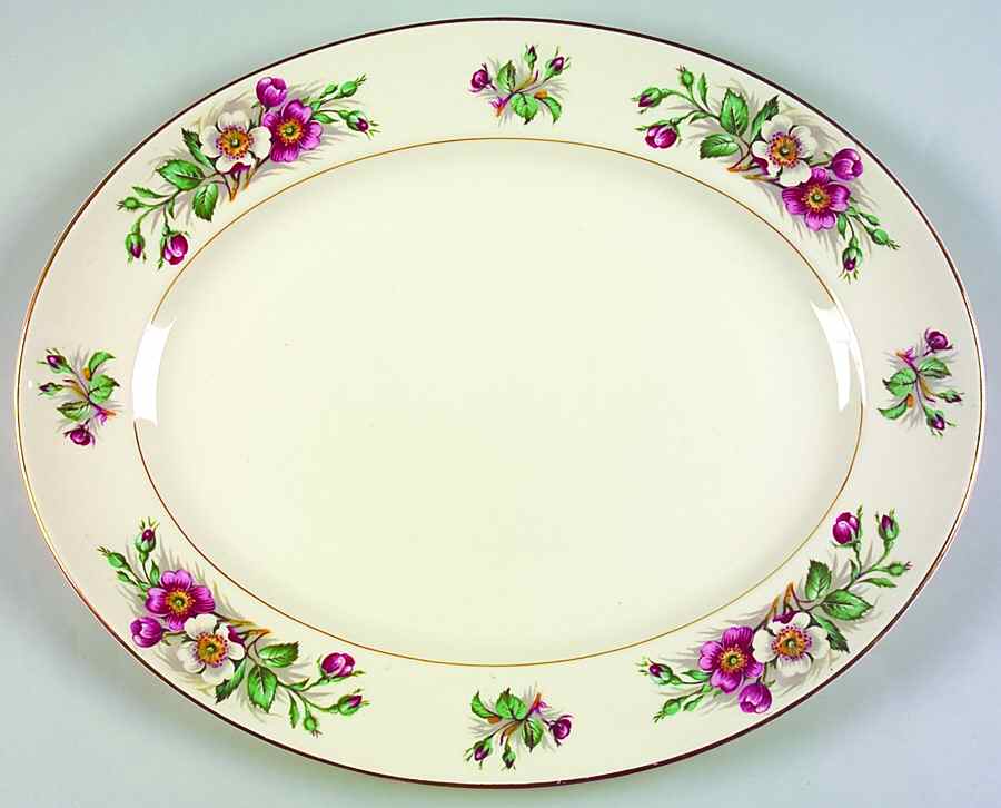 Montana 15" Oval Serving Platter by John Maddock & Sons-1
