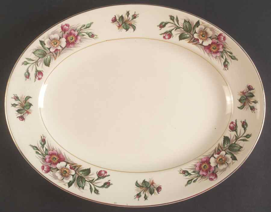 Montana 14" Oval Serving Platter by John Maddock & Sons-1