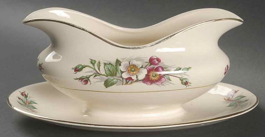 Montana Gravy Boat with Attached Underplate by John Maddock & Sons-1