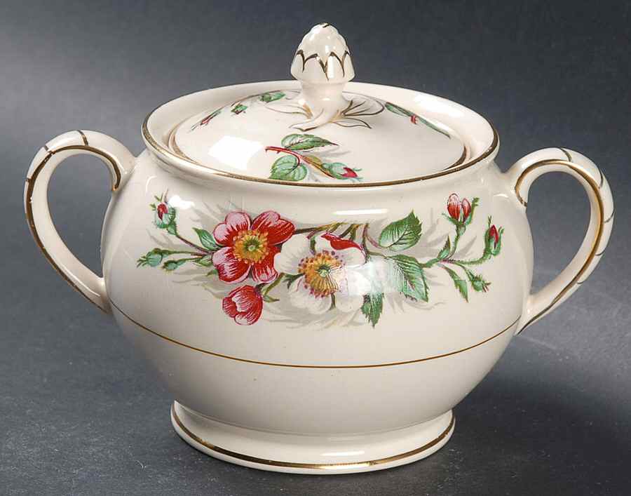 Montana Sugar Bowl & Lid by John Maddock & Sons-1