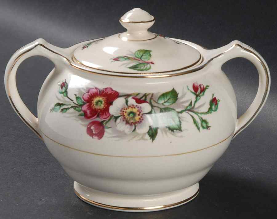 Montana Sugar Bowl & Lid by John Maddock & Sons-1