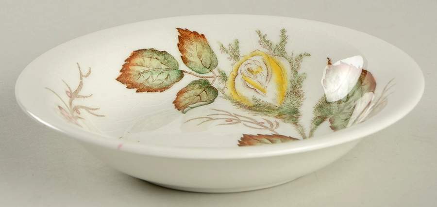 Old Rose Fruit/Dessert (Sauce) Bowl by John Maddock & Sons-1