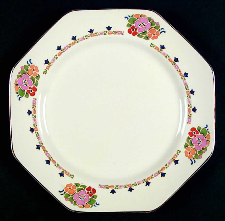 Pastel Dinner Plate by John Maddock & Sons-1