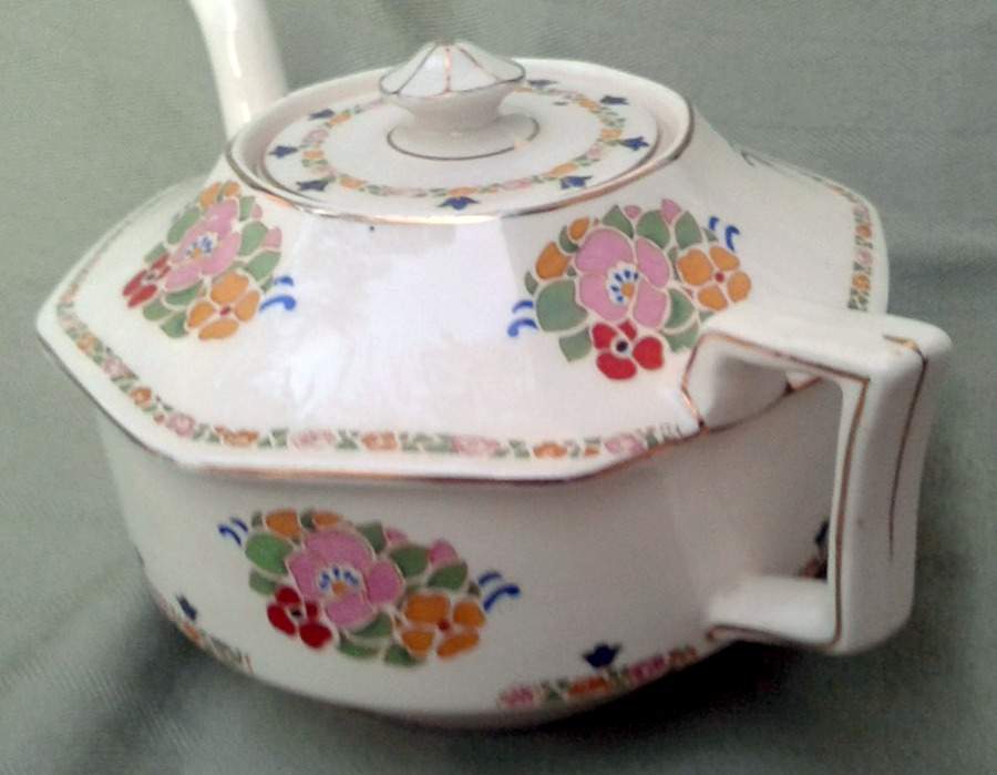 Pastel Teapot & Lid by John Maddock & Sons-1