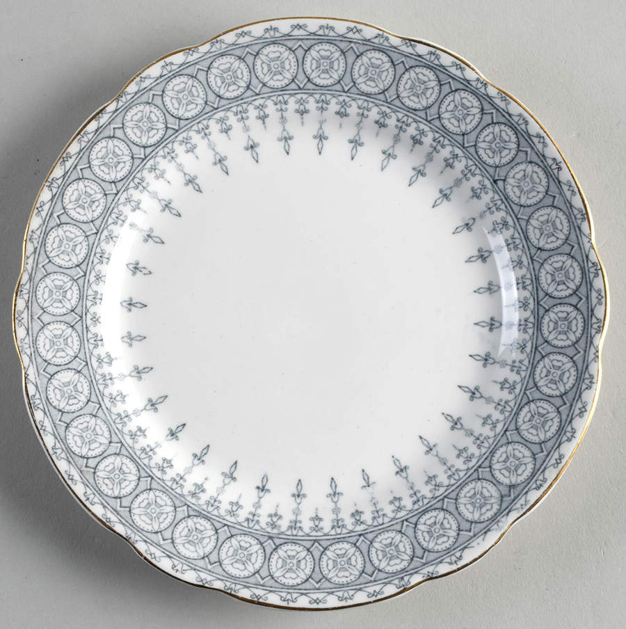Premier Gray Bread & Butter Plate by John Maddock & Sons-1