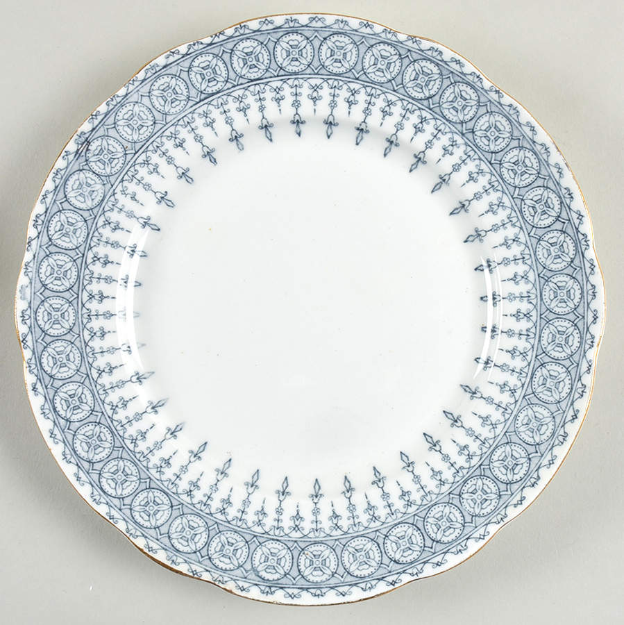 Premier Gray Luncheon Plate by John Maddock & Sons-1