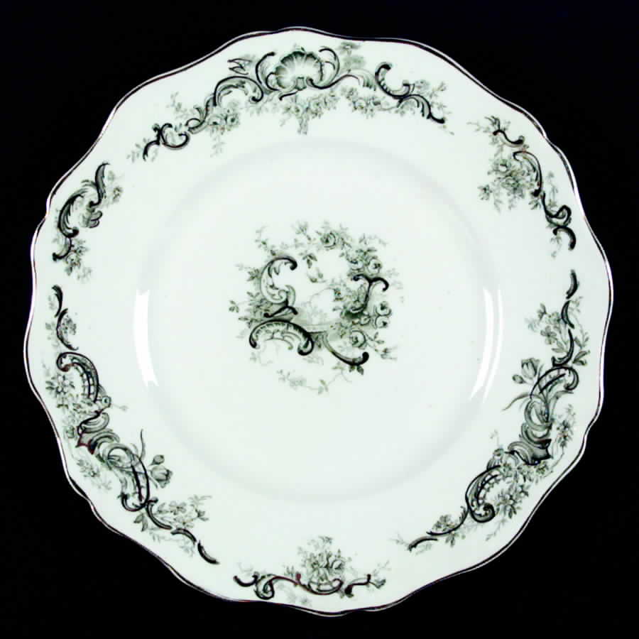 Rhine Dinner Plate by John Maddock & Sons-1