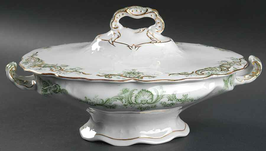 Rhine Oval Covered Vegetable by John Maddock & Sons-1