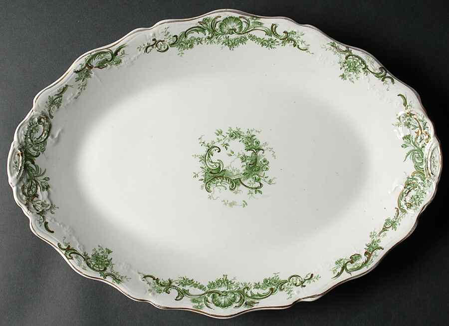 Rhine 15" Oval Serving Platter by John Maddock & Sons-1