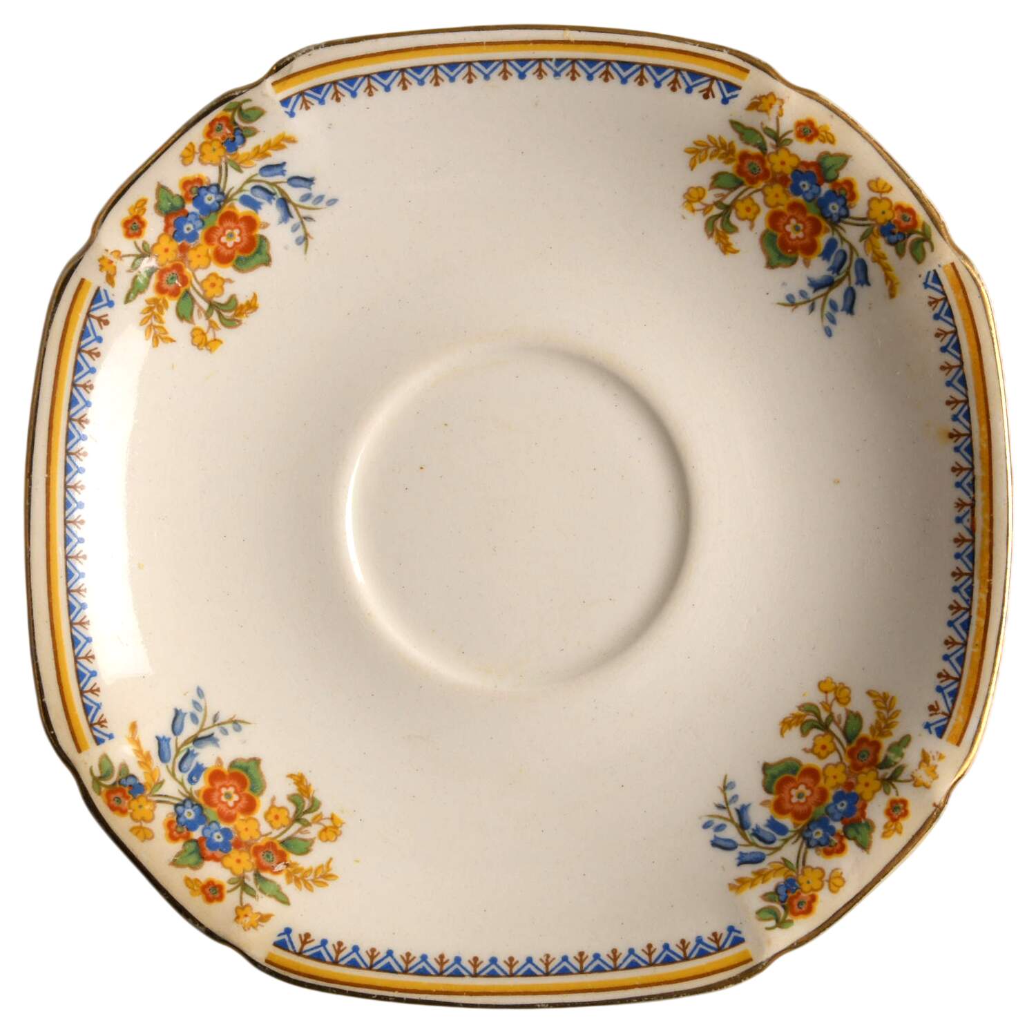 Royal Cameronian Saucer by John Maddock & Sons-1