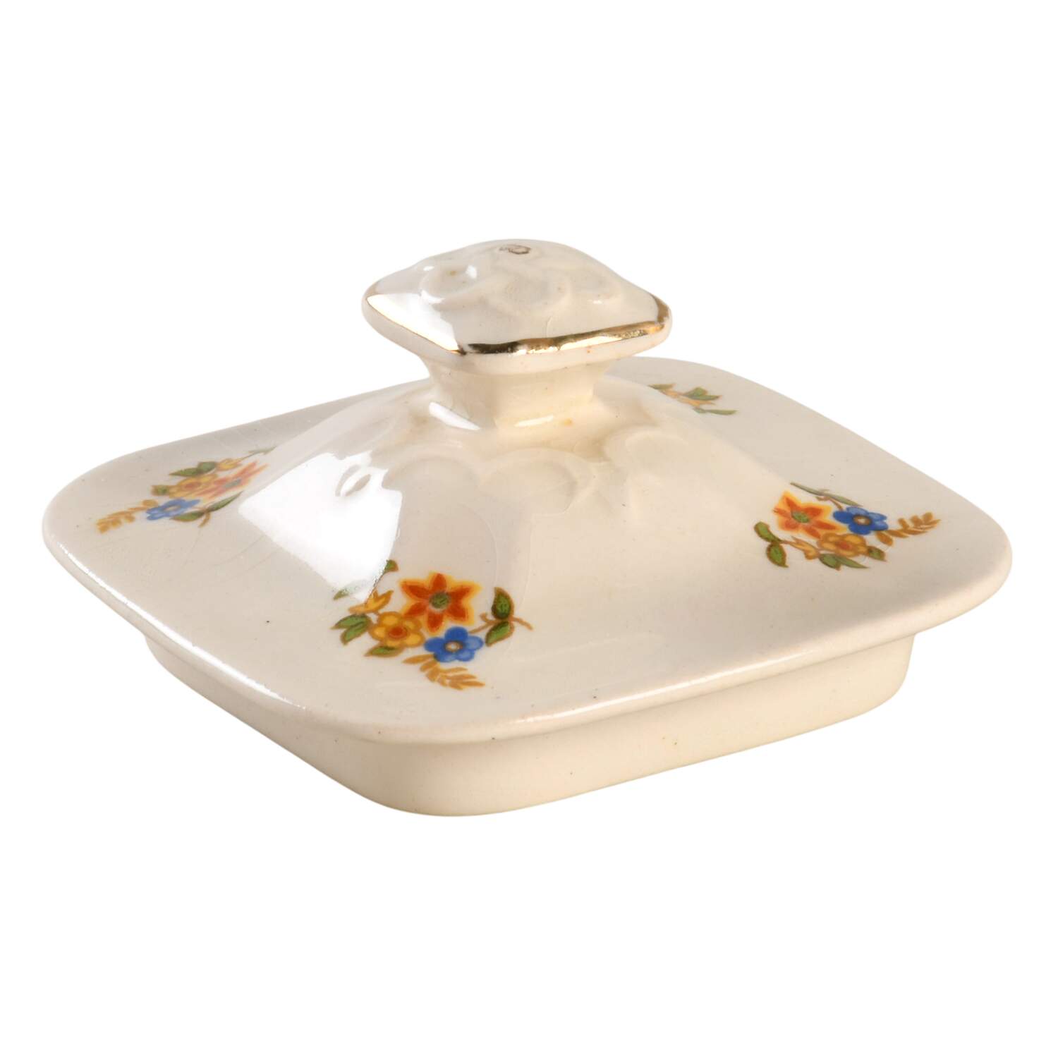 Royal Cameronian Lid for Sugar Bowl by John Maddock & Sons-1