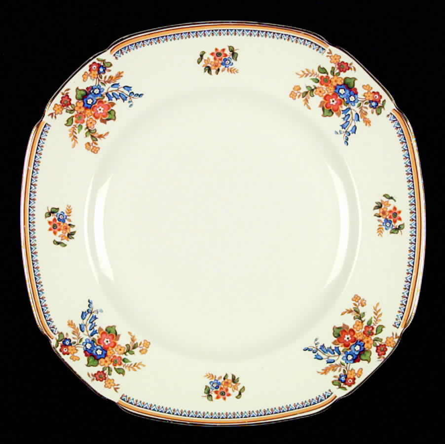 Royal Cameronian Dinner Plate by John Maddock & Sons-1