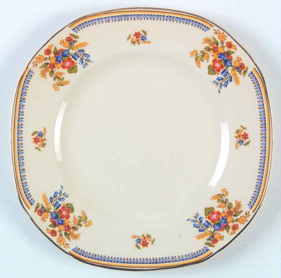 Royal Cameronian Salad Plate by John Maddock & Sons-1