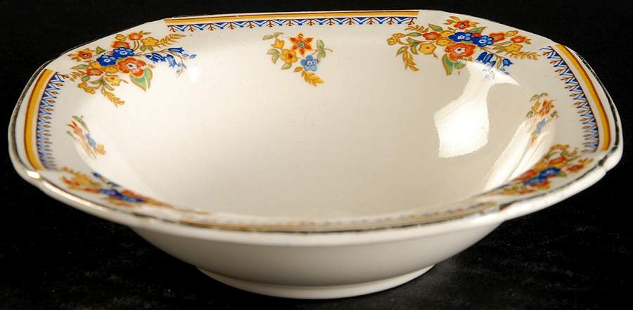 Royal Cameronian Rim Fruit/Dessert (Sauce) Bowl by John Maddock & Sons-1