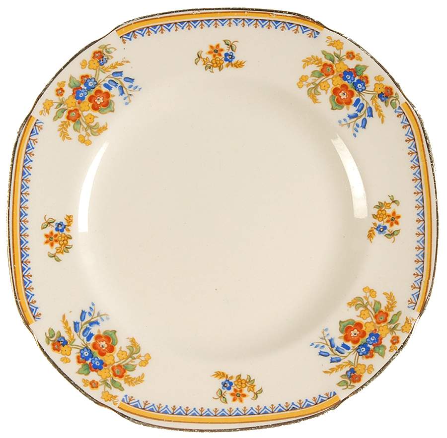 Royal Cameronian Bread & Butter Plate by John Maddock & Sons-1