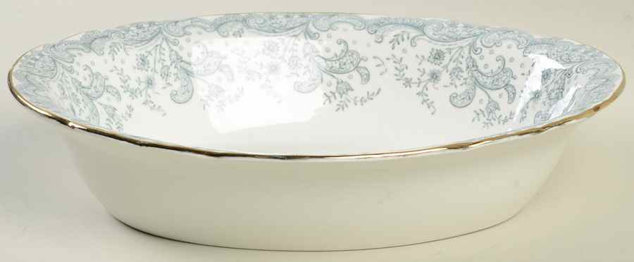 Seville Blue 8" Oval Vegetable Bowl by John Maddock & Sons-1