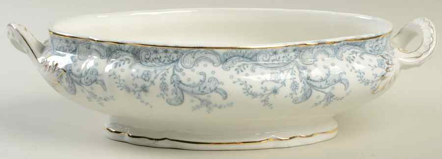 Seville Blue Round Vegetable No Lid by John Maddock & Sons-1