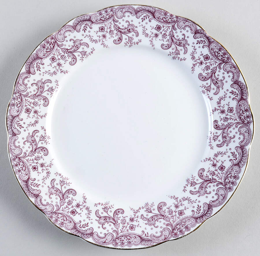 Seville Mulberry Dinner Plate by John Maddock & Sons-1