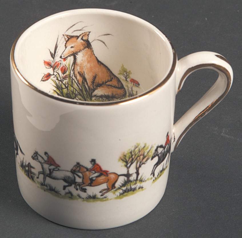Tally Ho Flat Demitasse Cup by John Maddock & Sons-1