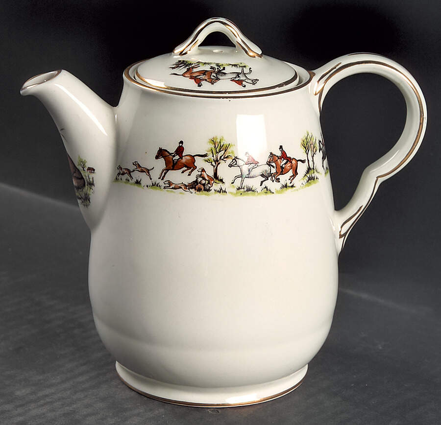 Tally Ho Small Coffee Pot & Lid by John Maddock & Sons-1