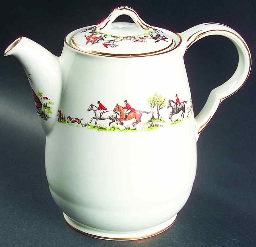Tally Ho Coffee Pot & Lid by John Maddock & Sons-1