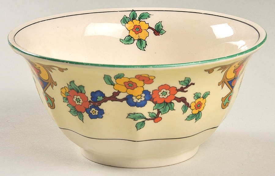 Verona Cranberry Bowl by John Maddock & Sons-1