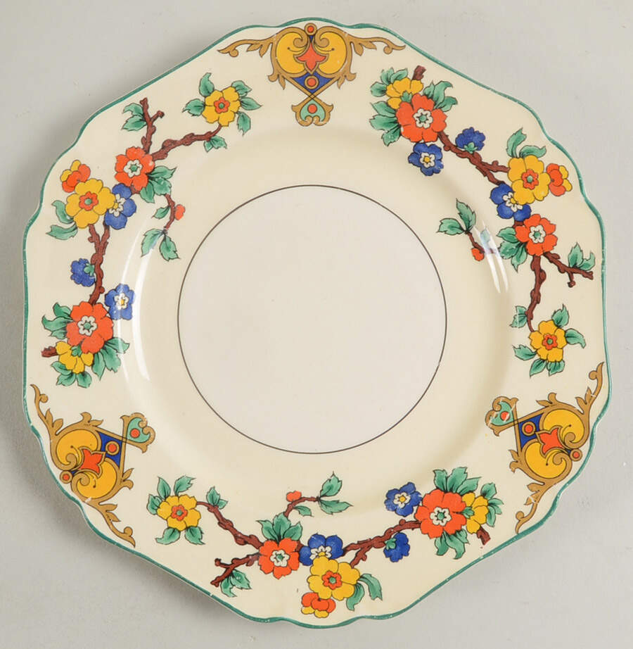 Verona Salad Plate by John Maddock & Sons-1