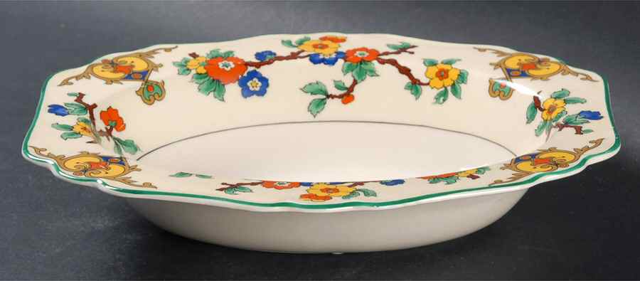Verona 8" Oval Vegetable Bowl by John Maddock & Sons-1