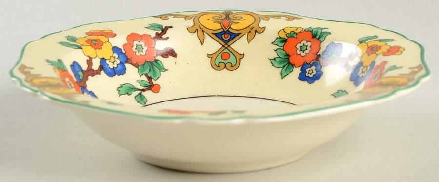 Verona Rim Fruit/Dessert (Sauce) Bowl by John Maddock & Sons-1
