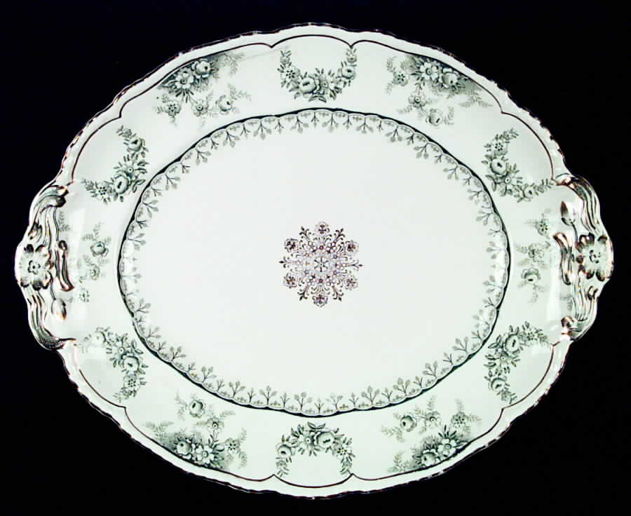 Warwick 10" Oval Serving Platter by John Maddock & Sons-1