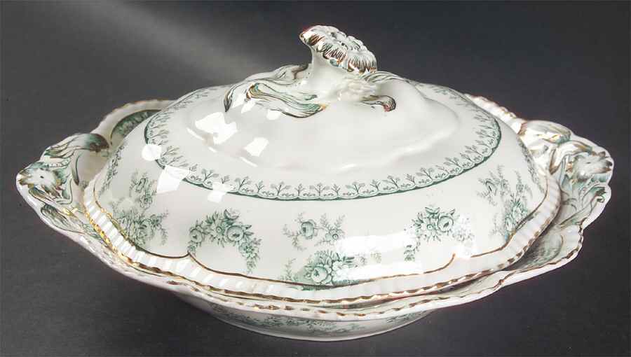 Warwick Oval Covered Vegetable by John Maddock & Sons-1